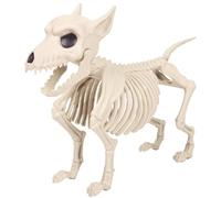 fkngcp Squelette Chien Effrayant Chien Squelette Halloween avec des Dents Pointues 17, 3x13, 2 Pouces décor pour la Maison, la fête, la Maison hantée