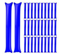fkngcp Stick Achérant Stick Gonflable Thunder Plastic Spirit Noise Maker pour l'événement Sport Party Birthday Party 50pcs 60 * 10 Bleu