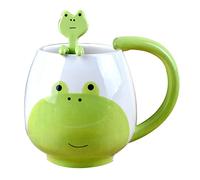 fkngcp Tasse de céramique de Grenouille, Dessin animé à la Main