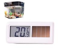 fkngcp Thermomètre Solaire Thermomètre à Panneau numérique Réfrigérateur Solaire Refrigérateur Thermomètres étanches Thermomètres à Affichage intégré pour Le climatiseur Réfrigérateur d'aquarium