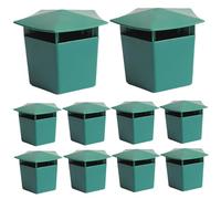 fkngcp Trap à limace 10pcs Snail Trap Plastic Box Aquarium Snail Sécurité pour Les Enfants et Les Animaux de Compagnie Snails Catcher