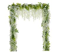 fkngcp Wisteria Fleur Artificielle Garland