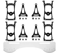 FKRTQIYN 1/10 RC RC Auting Tool pour la Suspension et Le réglage de la Direction avec l'orteil de carrossage et la compatibilité de l'angle de Glissement pour la Course et la dérive