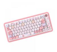 FKRTQIYN 120 Marshmallow Anime Cartoon PBT MOA Profil Keycaps Compatible avec MX Switch Mechanical Gaming Keyboards personnalisé Design(04)