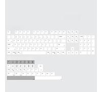 FKRTQIYN KBDIY Retro 143 Keycap Set PBT Matcha KOA Compatible avec Le Style MOA 7U ISO pour Les claviers mécaniques Russe coréenne Japonaise(Mac Apple Style-en)