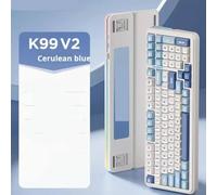 FKRTQIYN MCHOSE K99 V2 Clavier mécanique E-Sport sans Fil avec 3 Modes Structure de Joint à Chaud