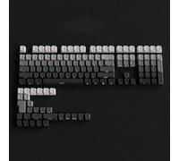 FKRTQIYN Profil OEM Gradient Green Green PBT Double Shot Side Imprimé Keycaps Compatible avec MX Switch Mechanical Keyboards Backlit Key Cap(04)