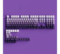 FKRTQIYN Profil OEM Gradient Green Green PBT Double Shot Side Imprimé Keycaps Compatible avec MX Switch Mechanical Keyboards Backlit Key Cap(10)
