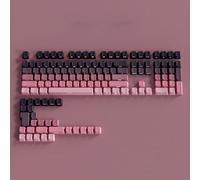 FKRTQIYN Profil OEM Gradient Green Green PBT Double Shot Side Imprimé Keycaps Compatible avec MX Switch Mechanical Keyboards Backlit Key Cap(02)