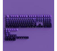 FKRTQIYN Profil OEM Gradient Green Green PBT Double Shot Side Imprimé Keycaps Compatible avec MX Switch Mechanical Keyboards Backlit Key Cap(11)