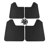 FKSWJZXD 4 Pièces Voiture Bavettes Garde Boue pour Renault Zoe I 2019-2023, Bavettes Avant Et Arrière Voiture Mud Flaps Guard Splash Accessoires
