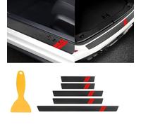 FKSWJZXD 5 Pièces Protection Seuil de Porte de Voiture pour VW Golf 8 GTI GTE GTD Alltrack R Variant 2020-2022 2023 2024, pour Protection de seuil/Pare-Chocs Avant et arrière