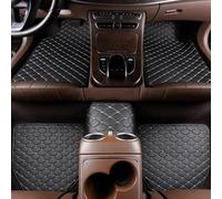 FKSWJZXD 5 PièCes Voiture Cuir Tapis De Sol pour Peugeot 2008 2020-2024, Ensemble Complet imperméable Avant et arrière,B