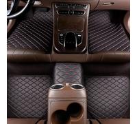 FKSWJZXD 5 PièCes Voiture Cuir Tapis De Sol pour Peugeot 2008 2020-2024, Ensemble Complet imperméable Avant et arrière,C