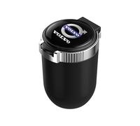 FKSWJZXD Cendrier Voiture pour Volvo S40 S60 S80 S90 XC40 XC60 XC90 C30 C70 V40 V60 V90, cendrier Auto-extinguible, pour Voiture, camionnette, extérieur,A