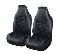 FKSWJZXD Housses de Siège de Voiture Avant pour Nissan Navara 2007-2022, Étanche et Lavable, Accessoire Voiture Tuning,Blue