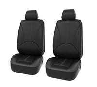 FKSWJZXD Housses de Siège de Voiture Avant pour Renault Kangoo 1997-2024, Étanche et Lavable, Accessoire Voiture Tuning,A Black