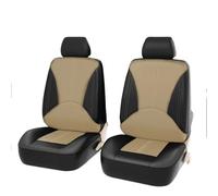 FKSWJZXD Housses de Siège de Voiture Avant pour Renault Kangoo 1997-2024, Étanche et Lavable, Accessoire Voiture Tuning,C Beige