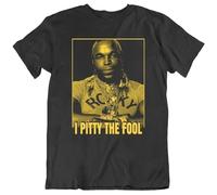 FKXCNHAA I Pity The Fool Mr T ShirtBlackXXL