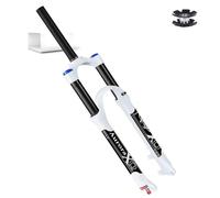 FKXSXAZ Fourche à air pour VTT 26/27,5/29 Pouces, débattement de 140 mm, pour VTT XC/AM, réglage du Rebond, axe de Suspension Avant Droit/Conique de 9 mm