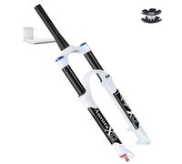 FKXSXAZ Fourche à air pour VTT 26/27,5/29 Pouces, débattement de 140 mm, pour VTT XC/AM, réglage du Rebond, axe de Suspension Avant Droit/Conique de 9 mm