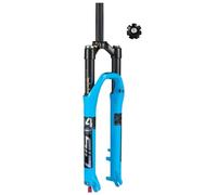 FKXSXAZ Fourche à Suspension Avant pour VTT, Compatible avec Les modèles 26, 27,5 et 29 Pouces, à débattement de 120 mm, axe Droit de 1 1/8 Pouce. Convient aux VTT de randonnée, pl