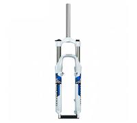 FKXSXAZ Fourche à Suspension pour VTT, débattement de 110 mm, Ressort, Pivot Droit de 1-1/8", Freins à Disque V-Brake, Serrage Manuel, axe QR 9 x 100 mm