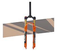 FKXSXAZ Fourche Avant à Suspension pneumatique, débattement de 120 mm, Amortisseur pour VTT, axe de 9 mm, Frein à Disque, Fourche en Alliage de 1-1/2".