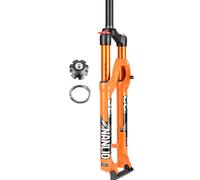 FKXSXAZ Fourche Avant VTT à Pivot Droit 1-1/8", Suspension pneumatique, débattement 26/27,5/29 Pouces, axe traversant 100 mm, Blocage Rapide 100 x 9 mm, Frein à Disque