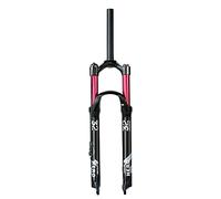 FKXSXAZ Fourche de Suspension pour vélo, Fourche Avant à Pivot Droit 26/27,5/29 Pouces pour VTT, en Alliage de magnésium, amortisseurs et Suspension (Blocage Manuel - Blocage à Distance).