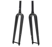 FKXSXAZ Fourche Gravel 700C Carbone Rigide 1-1/2 Axe Traversant Conique 12X100mm Vélos Durs Déport 50mm Pneus Maximum 45C