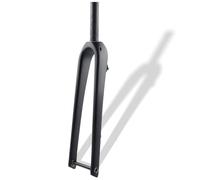 FKXSXAZ Fourche Rigide pour vélos Gravel 700C, diamètre 28,6 mm, Tube Droit 1-1/8'', axe Conique 1-1/2'', en Fibre de Carbone, pour Freins à Disque de Route, axe traversant 12 x 10