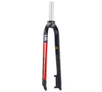 FKXSXAZ Fourche Rigide pour VTT, 26/27,5/29 Pouces, en Alliage d'aluminium, Fixation directe sur Le Montant A, pour Freins à Disque, Version avec Suspension, amortisseurs, 27,5 Pouces.