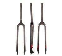 FKXSXAZ Fourche Rigide pour VTT 26/27,5/29 Pouces, Tubes Droits/Coniques 1-1/8", Fourche Avant en Fibre de Carbone avec Frein à Disque et axe QR 9x100 mm.