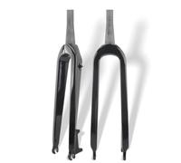 FKXSXAZ Fourche Rigide pour VTT, Compatible avec Les vélos 26/27,5/29/29 Pouces, Tube Droit 1-1/8", sans Filetage, en Fibre de Carbone Ultra-légère, Freins à Disque, Blocage Rapide