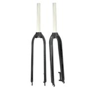 FKXSXAZ Fourche Rigide pour VTT Universel 26", 27,5" et 29", Tube Droit 28,6 mm, Alliage d'aluminium, Frein à Disque Avant, Blocage Rapide 9 mm.