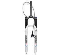 FKXSXAZ Fourche VTT à Suspension pneumatique AuroraXQ, 26/27,5/29", débattement de 160 mm, réglage du Rebond et Blocage de la Couronne, axe QR 9 mm, Pivot Conique Droit 1-1/8", Fou