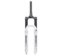 FKXSXAZ Fourche VTT à Suspension pneumatique AuroraXQ, 26/27,5/29", débattement de 160 mm, réglage du Rebond et Blocage de la Couronne, axe QR 9 mm, Pivot Conique Droit 1-1/8", Fou