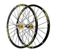 FKXSXAZ Roues de vélo 26/27,5 Pouces, Avant et arrière, Jante Double paroi, Blocage Rapide, Frein à Disque à Six vis, pour Cassette 7/8/9/10/11/12 Vitesses.