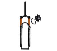 FKXSXAZ VTT 26 27,5 29 Pouces, Fourche à Suspension pneumatique, débattement 120 mm, Fourche Avant Droite/Conique 1-1/8", axe traversant 9 x 100 mm, Freins à Disque à Serrage Rapid