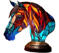 FkYstrix Animal Table Lamp Series, Retro Resin Animal Night Light for Bedroom Home Decoration Furniture Child's Room Gift, H