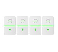 FkYstrix Electricity Saving Box Plug-in Power Saver for Home and Office Intelligent Reduces Energy Costs, High Efficiency Energy Saving Device Stop Watt, 4Pcs