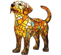 FkYstrix USB 3D Mignon Pet Lampes de Table Accueil Chambre Décoration Cadeaux Nouveau Chien Chat Série Côte-lit Lampes résine Tableau Lumière de Nuit, Labrador