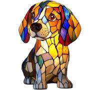 FkYstrix USB 3D Mignon Pet Lampes de Table Accueil Chambre Décoration Cadeaux Nouveau Chien Chat Série Côte-lit Lampes résine Tableau Lumière de Nuit, Beagle Dogs