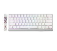 FKZ MADLIONS MAD 60 HE Clavier de jeu magnétique RVB, effet Hall 60 %, déclenchement rapide, activation réglable, remplaçable à chaud, touches latérales imprimées pour PC/Mac (blanc)