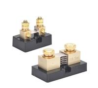 FL-15 Résistance de shunt CC à montage en laiton 5A 10A 20A 50A 75A 100A 300A 500A 600A 50mV 75mV 100mV (1 pièce)(75A,100mV)