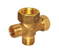 Fl 3-fach Distributeur DN15 Ecrou G3/4 - 3 X G1/2 Ag