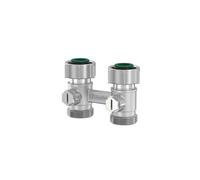 FL Bloc De Robinet EX iamètre D2/50 G3/4i x G3/4a MS Verni Avec Conique