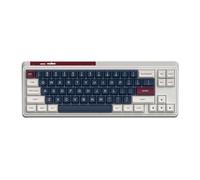 FL CMK68 SAM 68 Clavier mécanique avec rétro-éclairage RVB Swappable Swappable Commutateurs 3 Mode Connectivité 2 4G Wired Bluetooth Wired Compatible avec les appareils Windows(BOX DEEP SEA MUTE)