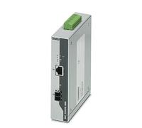 FL MC 2000E LC Convertisseur fibre optique LC avec connecteur LC duplex (1300 nm) pour convertir le 100Base-TX en fibre optique multimode Auto-MDI(X) Diagnostic de lien complet
